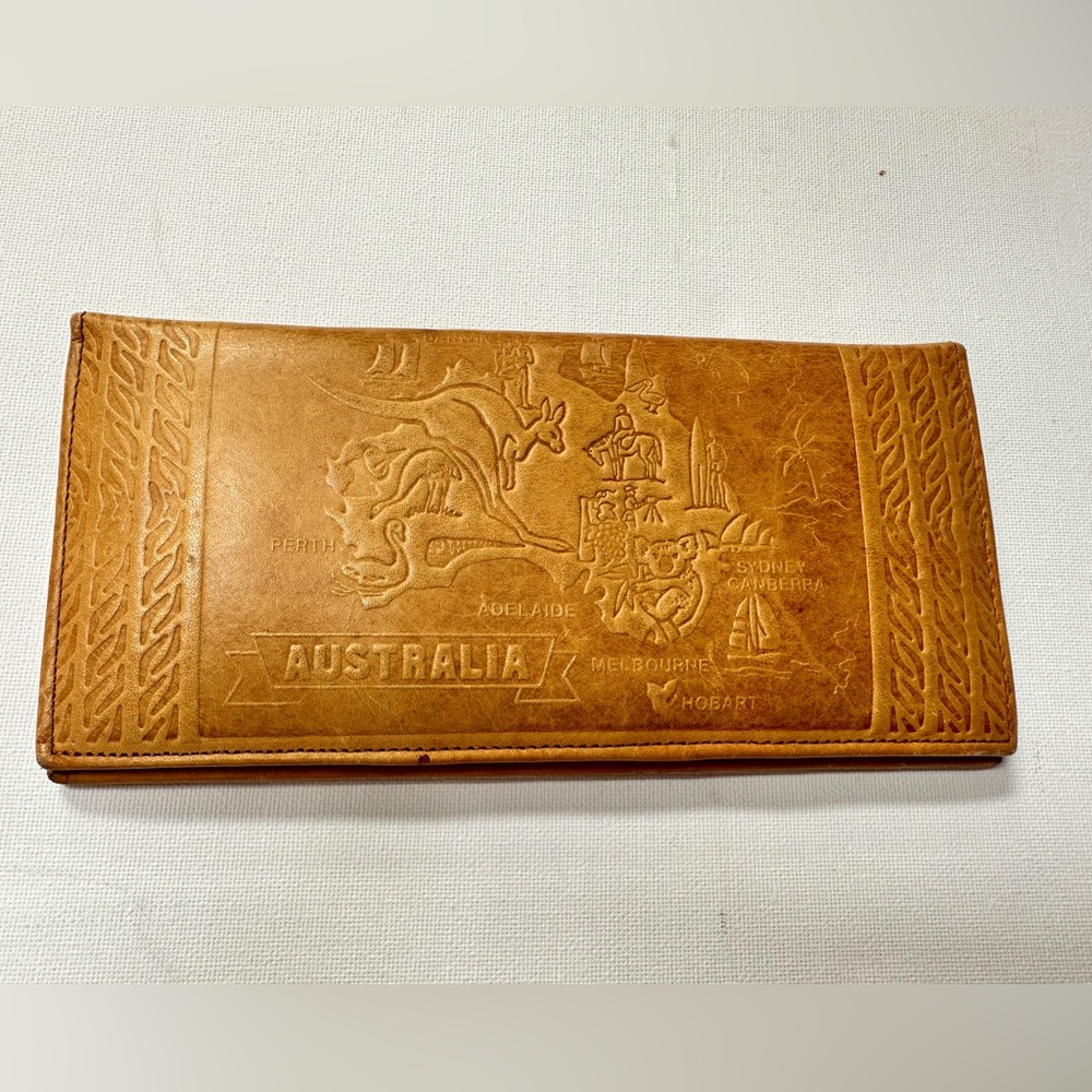 Vintage Women's Wallet Faux Alligator Skin‎ Yellow